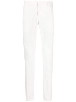 DONDUP tapered cotton blend chinos - White