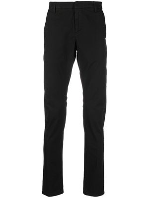 DONDUP tapered cotton trousers - Black