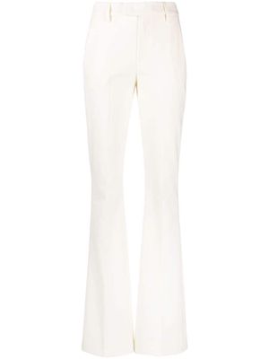 DONDUP Tina bootcut trousers - White