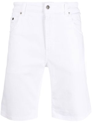 DONDUP turn-up denim shorts - White