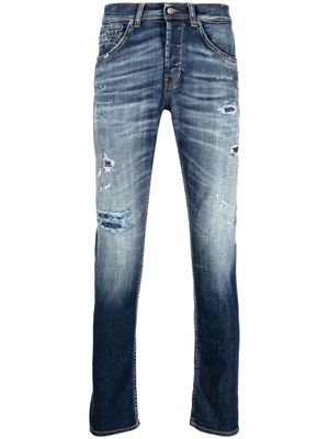 DONDUP washed slim-cut jeans - Blue