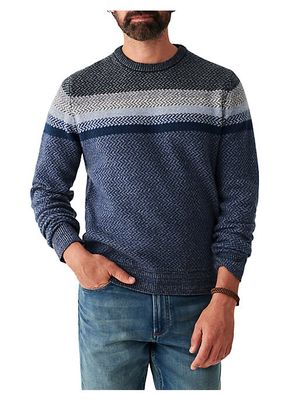 Donegal Ombre Wool Crewneck Sweater
