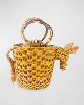 Donkey Basket Top-Handle Bag