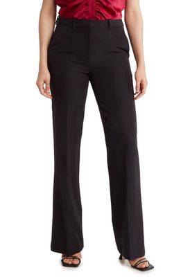 Donna Karan New York Flare Trousers in Black