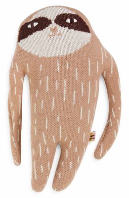 Donna Wilson Stevie Sloth Wool Stuffed Animal in Brown