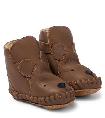 Donsje Baby Kapi Bear leather booties