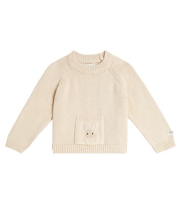Donsje Baby Loeke embroidered cotton sweater