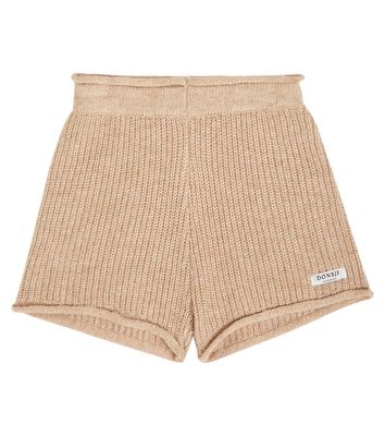 Donsje Baby Wes ribbed-knit shorts