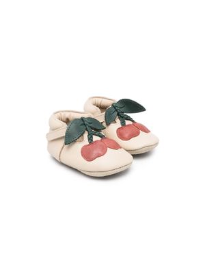 Donsje cherry-patch crib shoes - Neutrals