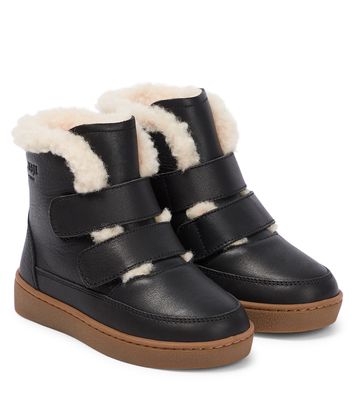 Donsje Clenn shearling-lined leather boots