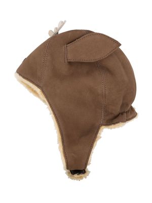 Donsje deer antler leather hat - Brown