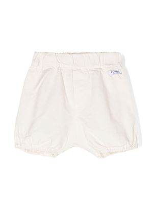Donsje embroidered bee-design shorts - White