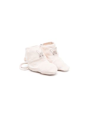 Donsje embroidered crib shoes - Neutrals