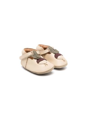 Donsje Figili leather pre-walkers - Neutrals