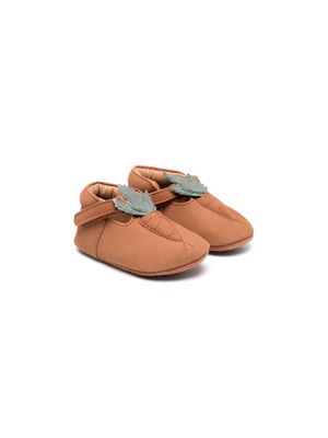 Donsje Figili suede pre-walkers - Brown