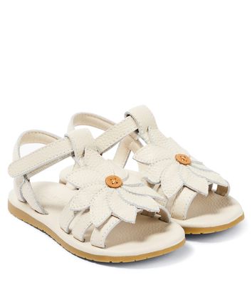 Donsje Iles floral leather sandals