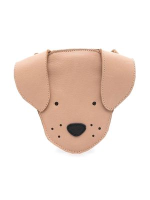 Donsje leather doggy bag - Neutrals