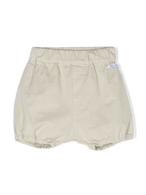Donsje logo-patch organic-cotton shorts - Neutrals