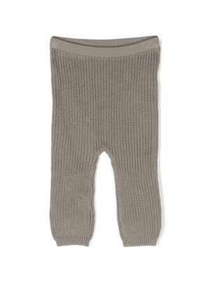 Donsje Luca ribbed-knit cotton trousers - Green