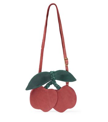 Donsje Nanoe Cherry leather shoulder bag