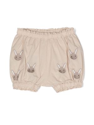 Donsje organic-cotton shorts - Neutrals