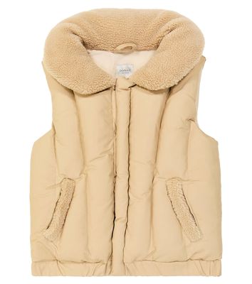 Donsje Regu faux-fur trimmed puffer vest