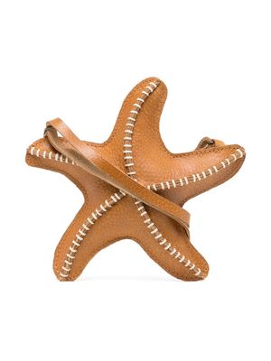 Donsje Thysa starfish purse - Brown