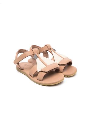 Donsje touch-strap fastening sandals - Brown