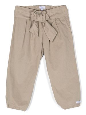 Donsje Viva bow-detail trousers - Neutrals
