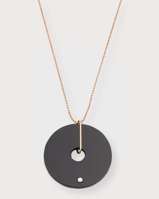 Donut Onyx On Chain Necklace