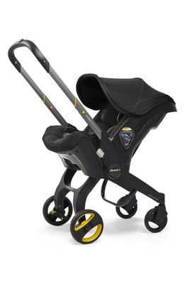 Doona Convertible Infant Car Seat/Compact Stroller System with Base in Nitro Black