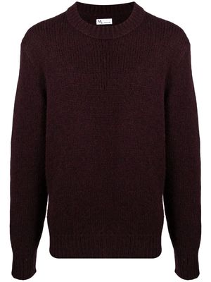 Doppiaa knitted round-neck jumper - Red