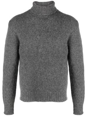 Doppiaa roll-neck knit jumper - Grey