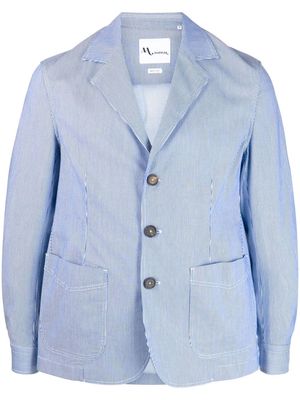 Doppiaa single-breasted long-sleeve blazer - Blue