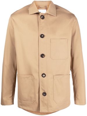 Doppiaa stand-up collar jacket - Brown