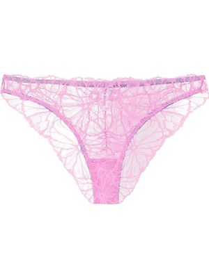 Dora Larsen Greta lace briefs - Pink