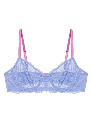 Dora Larsen Lena lace underwire bra - Blue