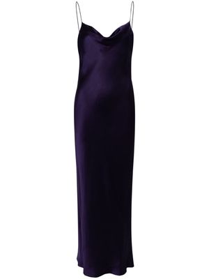 Dorothee Schumacher charmeuse silk dress - Purple
