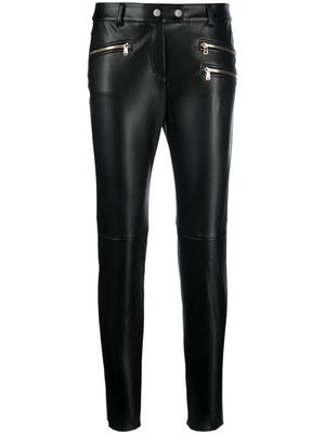 Dorothee Schumacher coated finish cropped trousers - Black