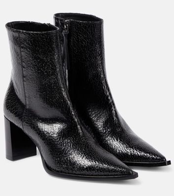 Dorothee Schumacher Crackle Edginess leather ankle boots