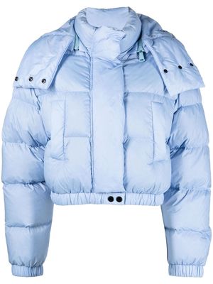 Dorothee Schumacher cropped down-padded jacket - Blue