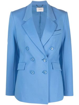 Dorothee Schumacher double-breasted notched blazer - Blue