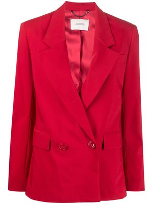 Dorothee Schumacher double-breasted virgin wool-blend blazer - Red