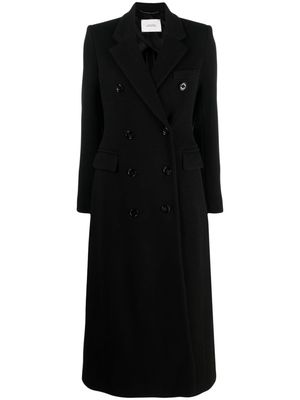 Dorothee Schumacher double-breasted virgin wool coat - Black