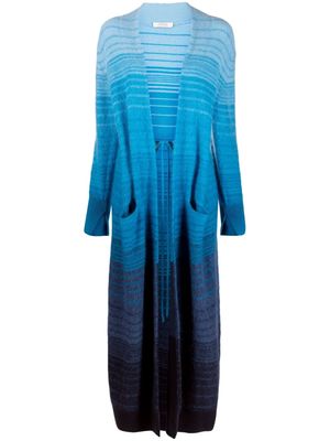 Dorothee Schumacher gradient-effect wool-mohair cardi-coat - Blue