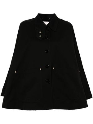 Dorothee Schumacher Luxury Layer cotton coat - Black