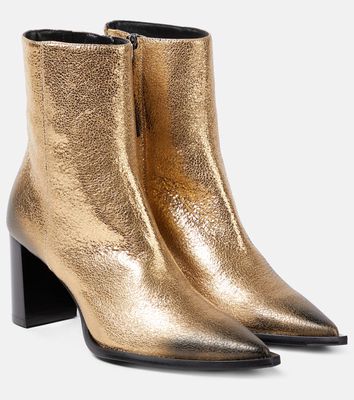 Dorothee Schumacher Metallic leather ankle boots