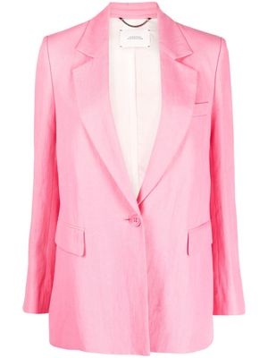 Dorothee Schumacher notched-lapel single-breasted blazer - Pink