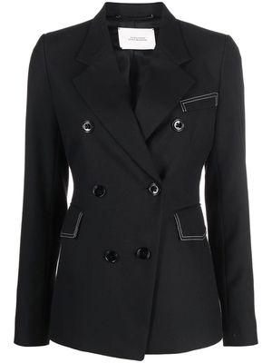 Dorothee Schumacher notched-lapels double-breasted blazer - Black
