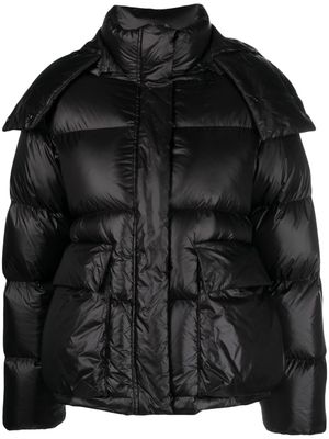 Dorothee Schumacher padded quilted hooded jacket - Black